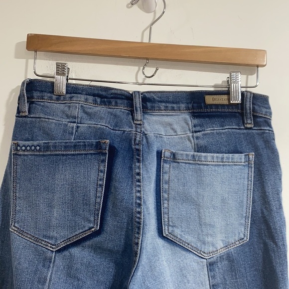 Blank NYC jeans The Reade crop frayed hem size 29 patchwork‎ denim - Picture 4 of 8